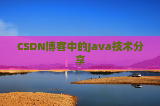 CSDN博客中的Java技术分享